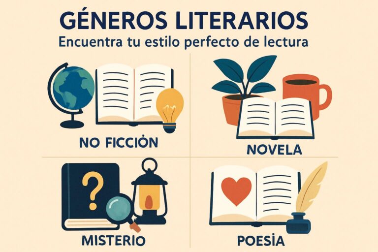 Guía Completa De Géneros Literarios: Encuentra Tu Estilo Perfecto de Lectura