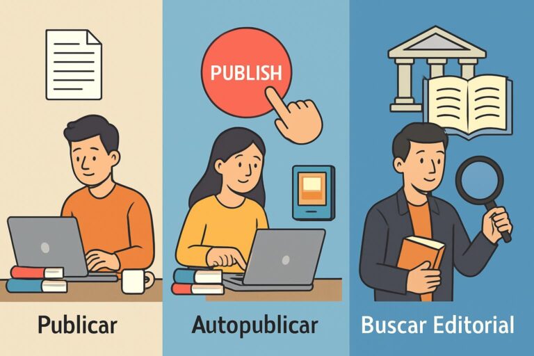 Publicar, Autopublicar o Buscar Editorial: La Guía Definitiva para Decidir tu Camino como Autor